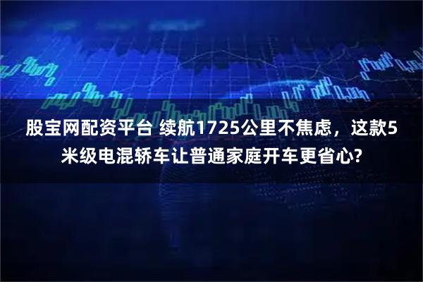 股宝网配资平台 续航1725公里不焦虑，这款5米级电混轿车让普通家庭开车更省心?